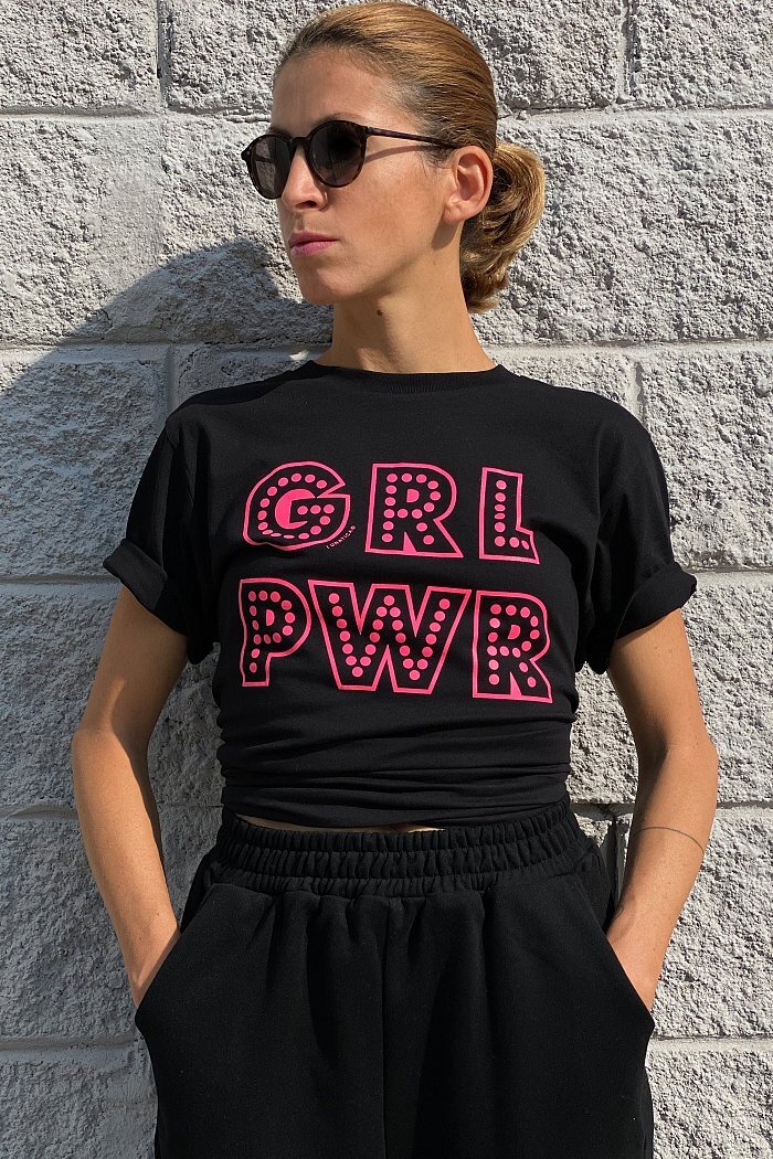Black TShirt - GRLPWR - S