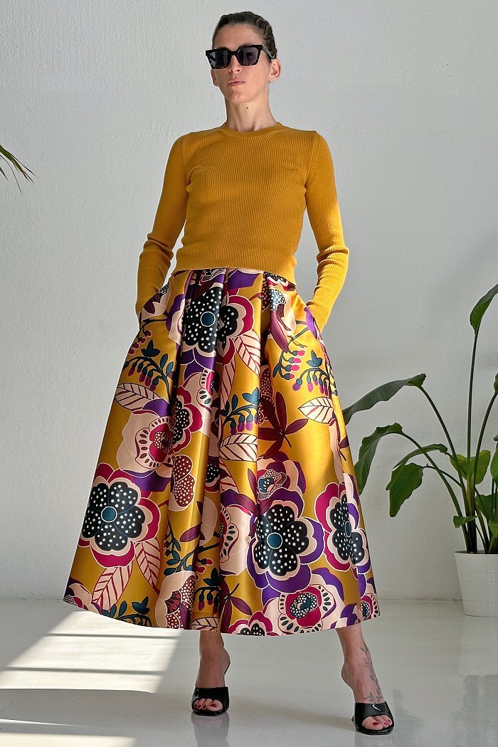 Mustard Garden Skirt - 48